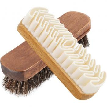 2Pcs Wooden Brush for Cleaning Suede and Nubuck