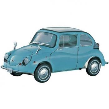 Hasegawa 1/24 Scale Unpainted Subaru 360 Deluxe 1968 Plastic Model Kit