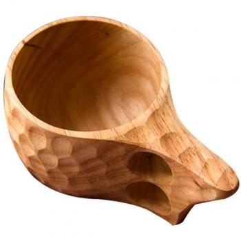 Tasse en bois pour lait et café