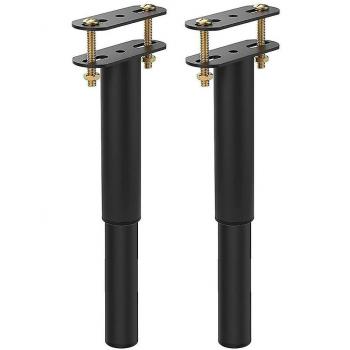 Soportes Metálicos para Listones Intermedios de Cama, Negro, 7-13.5 pulgadas