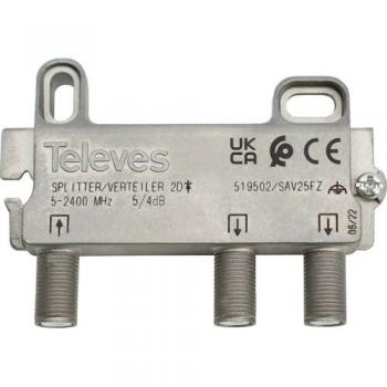 Televes SAV 25FZ Verteiler 2-fach SAT (519502)