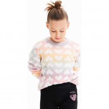 Jersey Niña Corazones Degradado Desigual