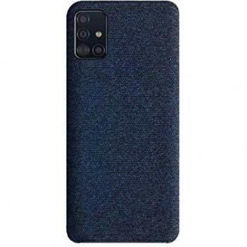 Galaxy A51 Blauer Stoffetui von Xqisit