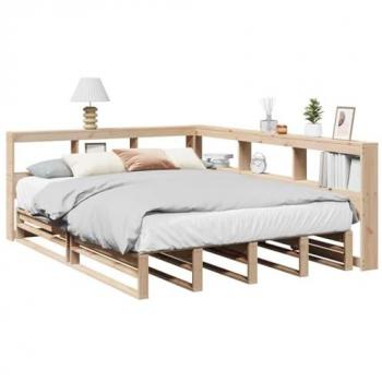 Cama Almacenamiento Pino 140x200