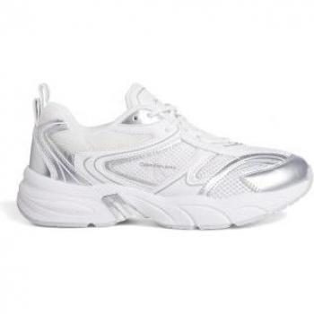 Sneaker Calvin Klein Jeans Basse Retro Tennis Bright White / Silver 39