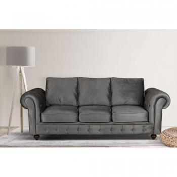 Home Affaire MENDITTE 3‑Sitzer – hochwertige Knopfheftung, 225 cm Breite, 93 cm Tiefe