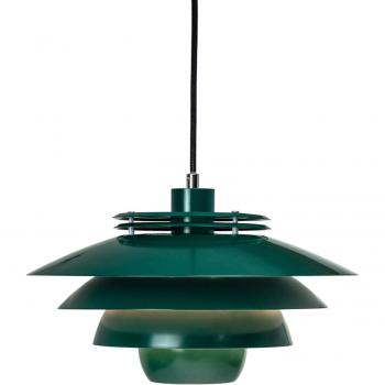 Ejka Hanging Light in Green Metal by Dyberg Larsen