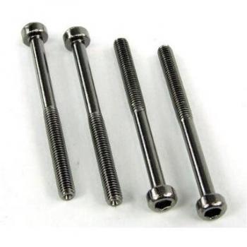 Black nickel finished DIN 912 M3 x 35 hex bolt screws with Inbus/Hex drive (set of 4)