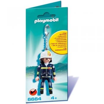 PLAYMOBIL Bomberos 6664, Color Azul, Sin Talla