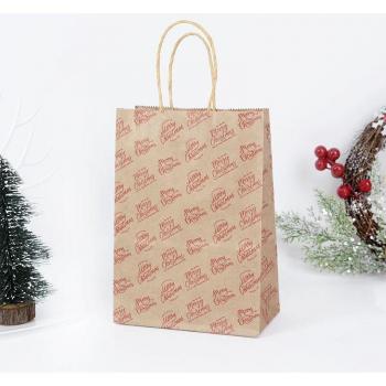 5pcs Santa Claus Christmas Paper Bags