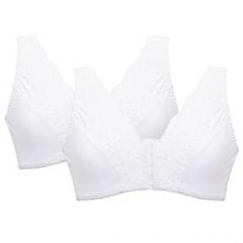 White Dual-Lace Fastening Magic Bra Pair – Eden House