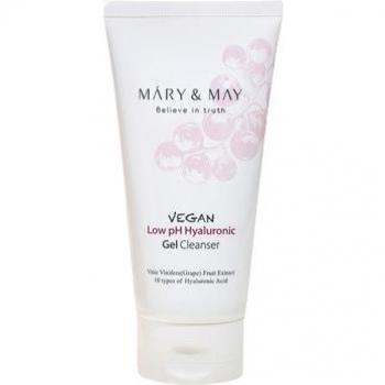 Mary & May, Veganer sanft saurer Hyaluronsäure Gelreiniger, 150 ml