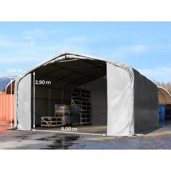 TOOLPORT 7x7m Grey Storage Shelter with Static Package