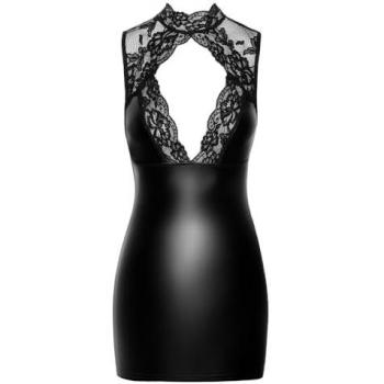 Noir Minikleid mit verführerischem Cut-out