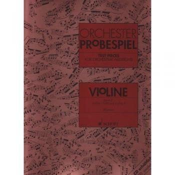 Partitions classique SCHOTT ORCHESTER-PROBESPIEL VOL. 2
