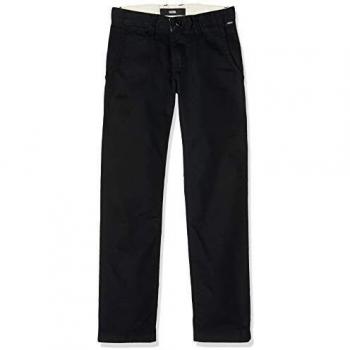 Pantalones Vans Authentic Chino Stretch para Niños, Color Negro, Talla 24