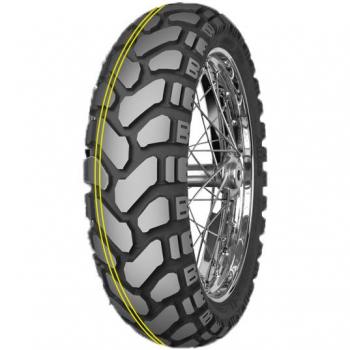 Mitas Enduro Trail +, tamaño 140/80B18, Terry bead (TT/TL), carga 70H, uso para rueda trasera, marcaje M+S, compuesto de caucho Dakar, color amarillo