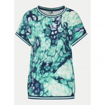 Grünes Olsen T-Shirt mit kurzen Ärmeln