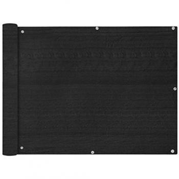 VidaXL Protezione per Balcone HDPE 90x600 cm Antracite