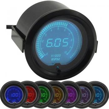 2-Inch 52mm RPM and Temperature Gauge Set with Boost and Oil Pressure