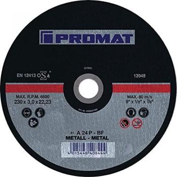 D125x1mm Disco Trave Sta 22,23 Promat
