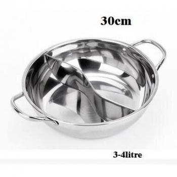 Casserole à deux grilles en inox