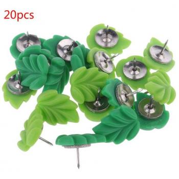 20pcs Mixed Material Thumbtacks for Wall Decoration