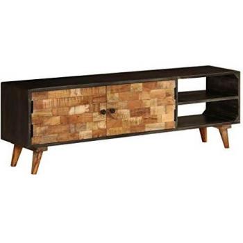 VidaXL Mobile Porta TV in Legno di Mango 140x30x45 cm