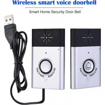 Smart Wireless Intercom Doorbell with Outdoor Unit and 2-Way Talk