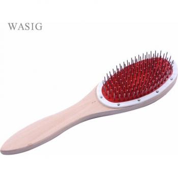 Peigne à hackle pour tressage de cheveux, 21x5.5 cm, acier inoxydable