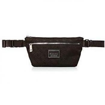 Guess Mens’ Black Waist Bag – 2024 Spring/Summer Edition – One Size