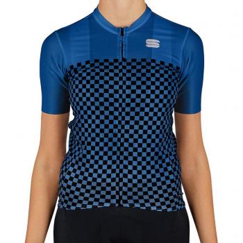 Maillot Ciclismo Sportful Checkmate W Manga Corta Mujer