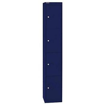 Bisley Garderobenschrank 4 Fächer oxfordblau