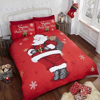 Biancheria da Letto a Tema Babbo Natale