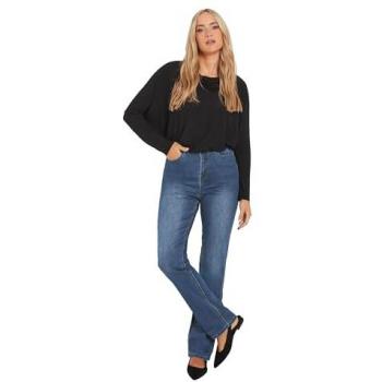Denim Long Sally Bleu Étirement Coupe Droite 44L36