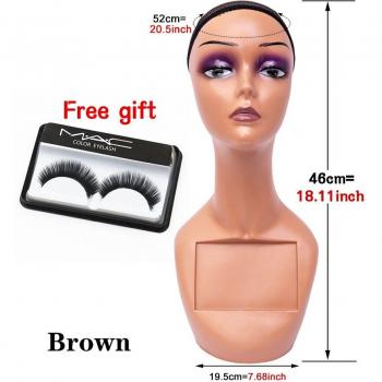 Cabeza de Maniquí para Sombreros y Joyería