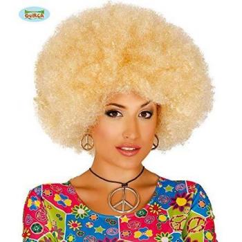 Hippie Afro Bionda Extra Ricciata Fiestas Guirca