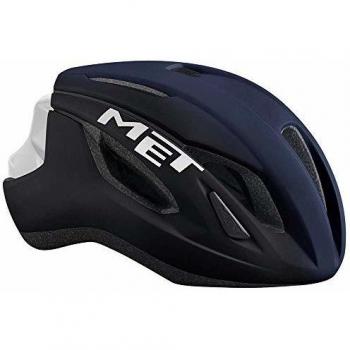 Blau/Weiß MET Strale Fahrradhelm – 52‑58 cm Kopfumfang (2018)