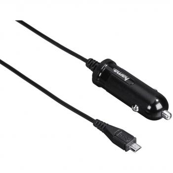 Hama microUSB Auto-Ladegerät (2,4 A, schwarz)