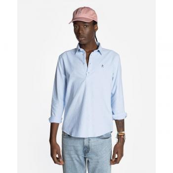 Harper & Neyer Camicia Slim A Maniche Lunghe Light Blue