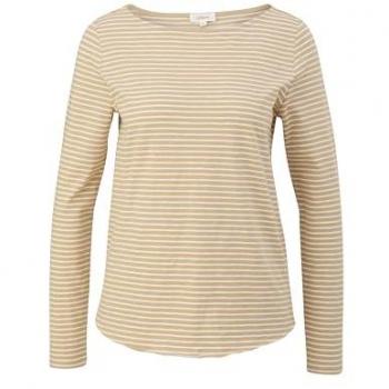 S.Oliver Regular Fit Langarmshirt mit Streifenmuster