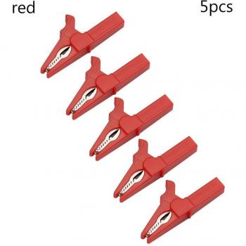 5PC 55MM Multimeter Test Probes with Banana Plugs and Alligator Clips