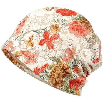Sombrero deportivo para playa con encaje de flores