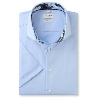OLYMP Body Fit Hemd in Blau