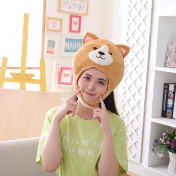Cute Brown Dog Animal Hat