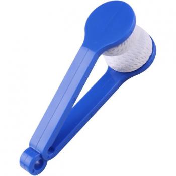 Compact Glasses Cleaner with Rub Brush