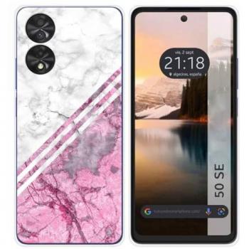 Funda Silicona TCL 50 SE diseño Mármol 03
