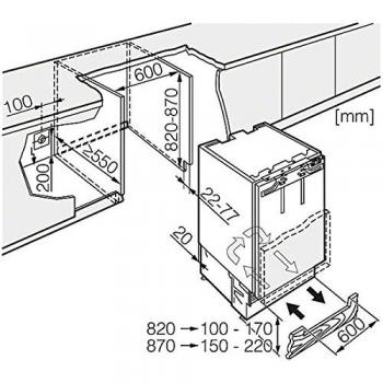 Miele Under‑Counter Fridge with Ice Compartment
