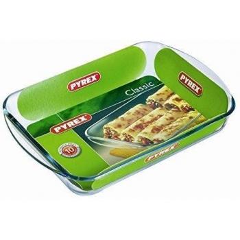 Pyrex Essentials Glass Rectangular Roasting Pan, 40x27cm