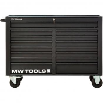Chariot de rangement 15 tiroirs noir XXL 1415 mm MW Tools